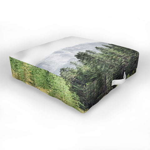 Eye Poetry Photography Treeline Nature and Landscape Outdoor Floor Cushion
