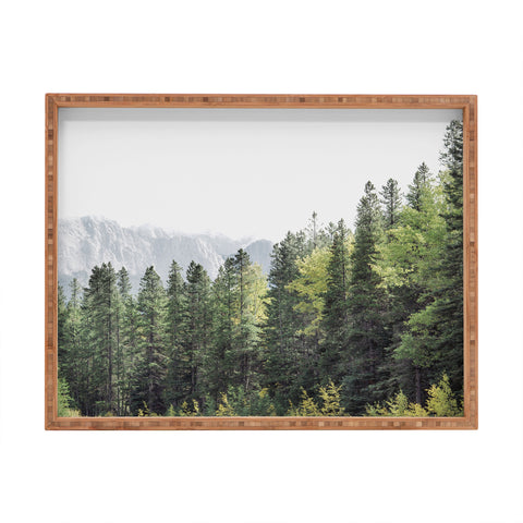 Eye Poetry Photography Treeline Nature and Landscape Rectangular Tray