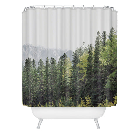 Eye Poetry Photography Treeline Nature and Landscape Shower Curtain
