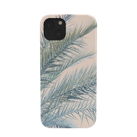 Eye Poetry Photography Tropical Palms on Blush Pink Boho Nature Phone Case