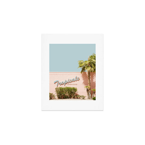 Eye Poetry Photography Tropicale Lounge Retro Palm Springs Art Print
