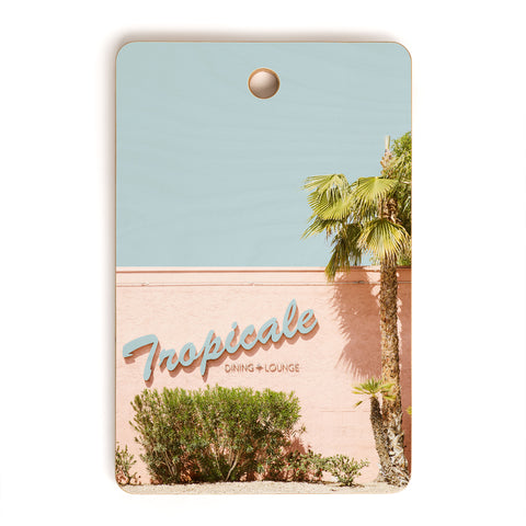 Eye Poetry Photography Tropicale Lounge Retro Palm Springs Cutting Board Rectangle