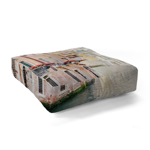 Eye Poetry Photography Venice Morning Italy Floor Pillow Square