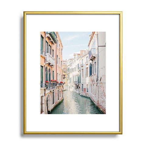 Eye Poetry Photography Venice Morning Italy Metal Framed Art Print