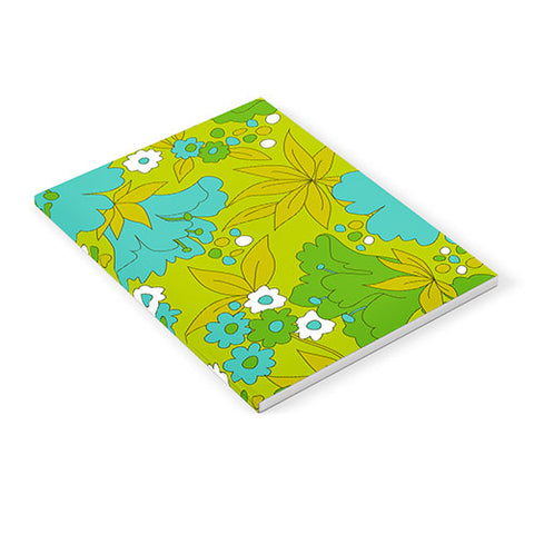 Eyestigmatic Design Green Turquoise and White Retro Notebook