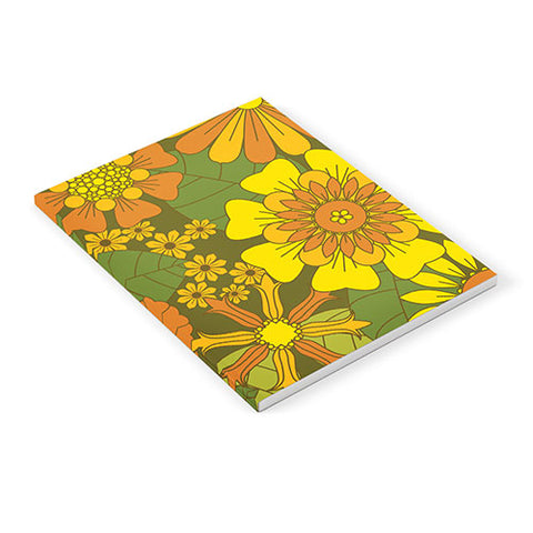 Eyestigmatic Design Orange Brown Yellow and Green Notebook