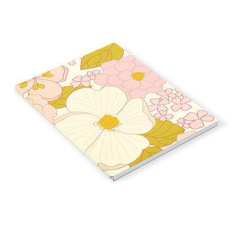 Eyestigmatic Design Pink Pastel Vintage Floral Notebook