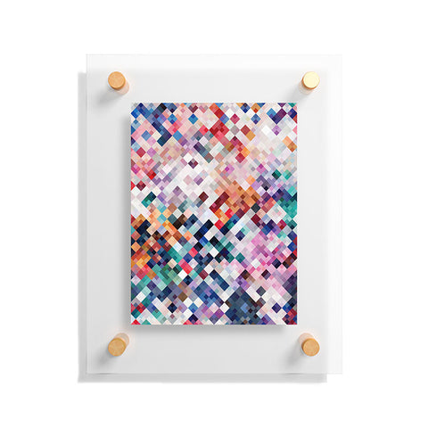 Fimbis Abstract Mosaic Floating Acrylic Print