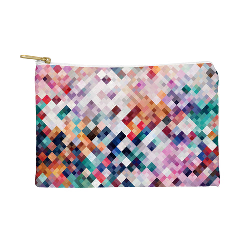 Fimbis Abstract Mosaic Pouch