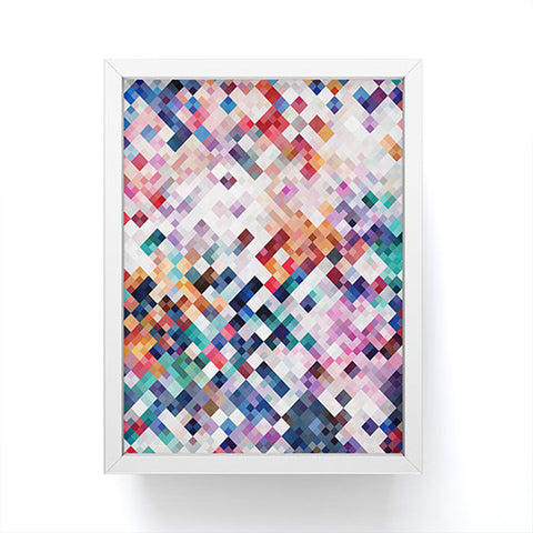 Fimbis Abstract Mosaic Framed Mini Art Print
