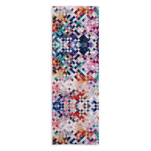 Fimbis Abstract Mosaic Yoga Towel