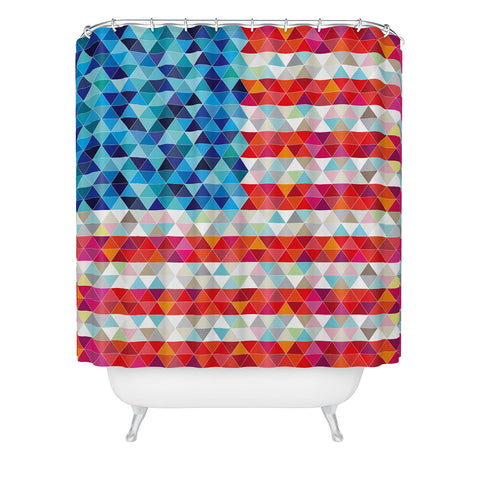 Fimbis America Shower Curtain