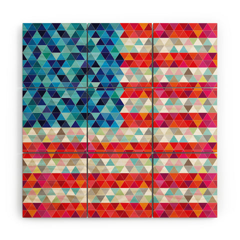 Fimbis America Wood Wall Mural