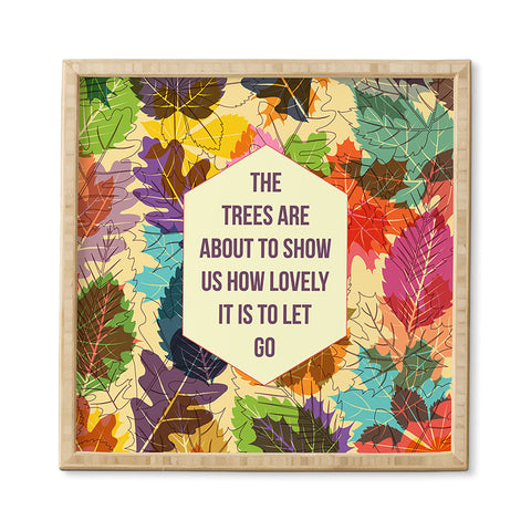Fimbis Autumn Trees Framed Wall Art