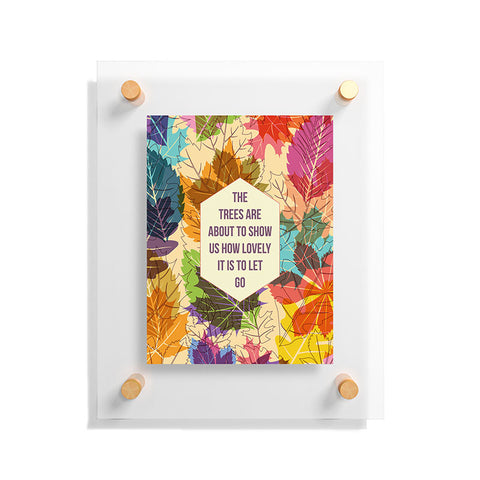 Fimbis Autumn Trees Floating Acrylic Print