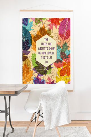 Fimbis Autumn Trees Art Print And Hanger