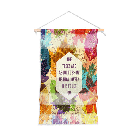 Fimbis Autumn Trees Wall Hanging Portrait