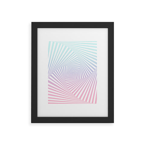 Fimbis Beach Twista Framed Art Print