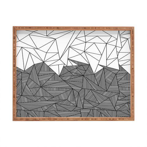 Fimbis Brandy Rays Rectangular Tray