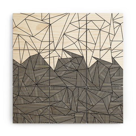 Fimbis Brandy Rays Wood Wall Mural