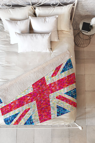 Fimbis Britain Fleece Throw Blanket