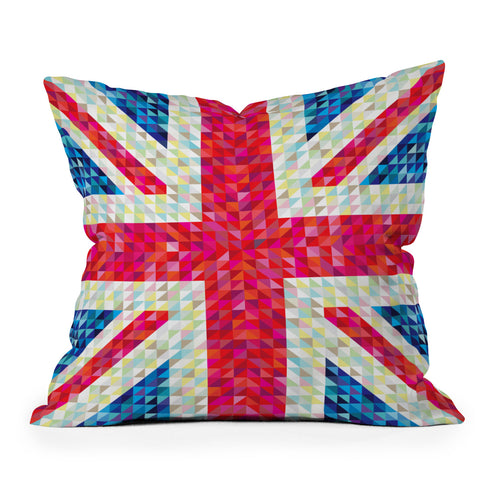 Fimbis Britain Throw Pillow