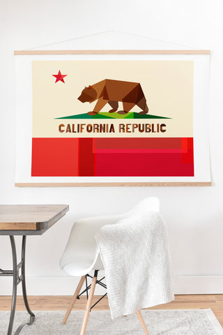 Fimbis California Art Print And Hanger