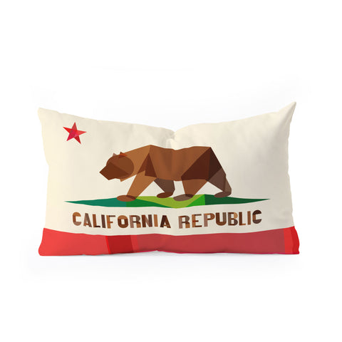 Fimbis California Oblong Throw Pillow