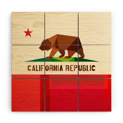 Fimbis California Wood Wall Mural