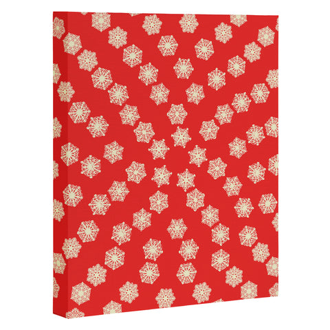 Fimbis Christmas Snowflakes Art Canvas