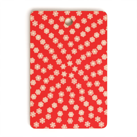 Fimbis Christmas Snowflakes Cutting Board Rectangle