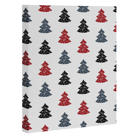 Fimbis Christmas Tree Pattern Art Canvas