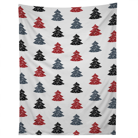 Fimbis Christmas Tree Pattern Tapestry