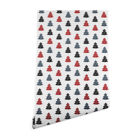 Fimbis Christmas Tree Pattern Wallpaper