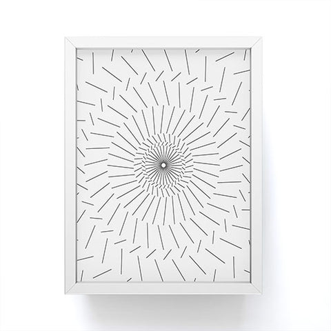 Fimbis Circles of Stripes 1 Framed Mini Art Print