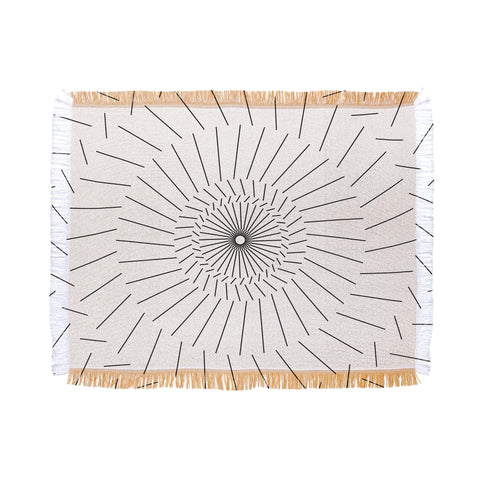 Fimbis Circles of Stripes 1 Throw Blanket