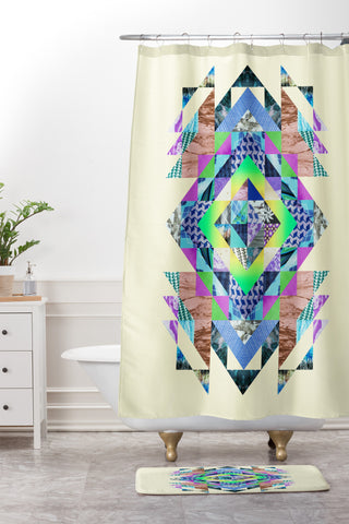 Fimbis Clarice Shower Curtain And Mat