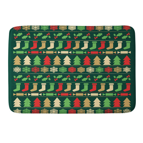 Fimbis Classic Christmas Memory Foam Bath Mat