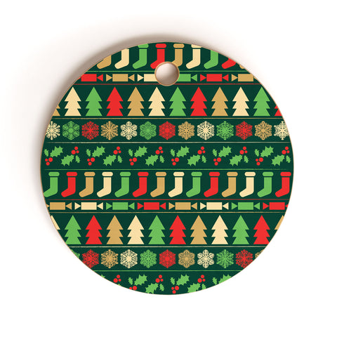Fimbis Classic Christmas Cutting Board Round