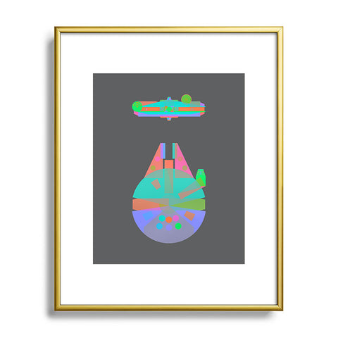 Fimbis Falcon Metal Framed Art Print