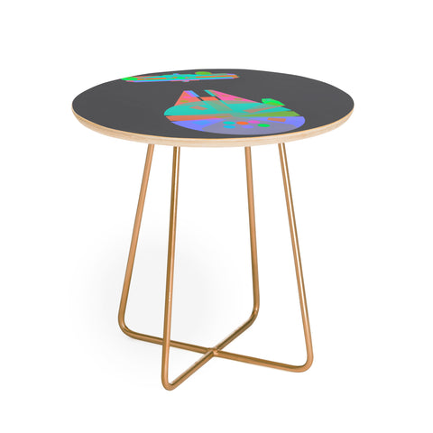 Fimbis Falcon Round Side Table