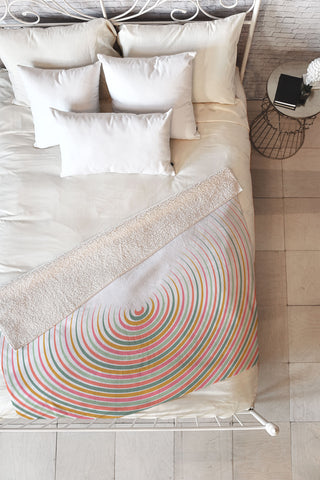 Fimbis Festival Eclipse Fleece Throw Blanket