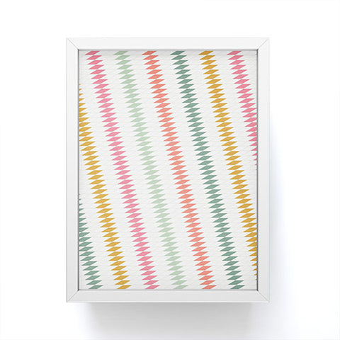 Fimbis Festive Stripes Framed Mini Art Print