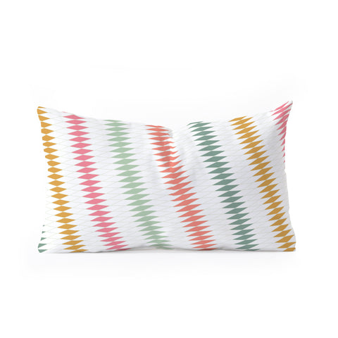 Fimbis Festive Stripes Oblong Throw Pillow