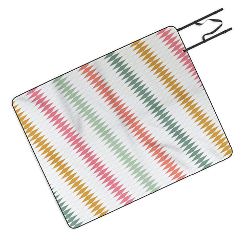 Fimbis Festive Stripes Picnic Blanket