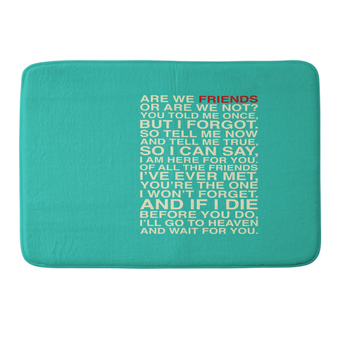 Fimbis Friends Memory Foam Bath Mat