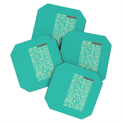 Fimbis Friends Coaster Set