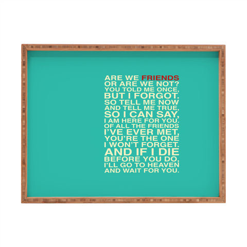 Fimbis Friends Rectangular Tray