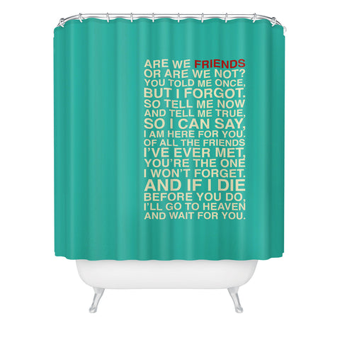 Fimbis Friends Shower Curtain
