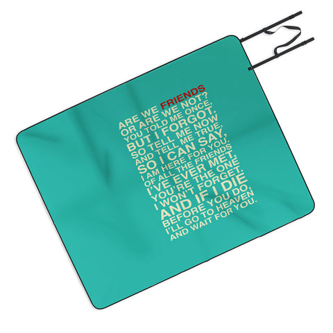 Fimbis Friends Picnic Blanket